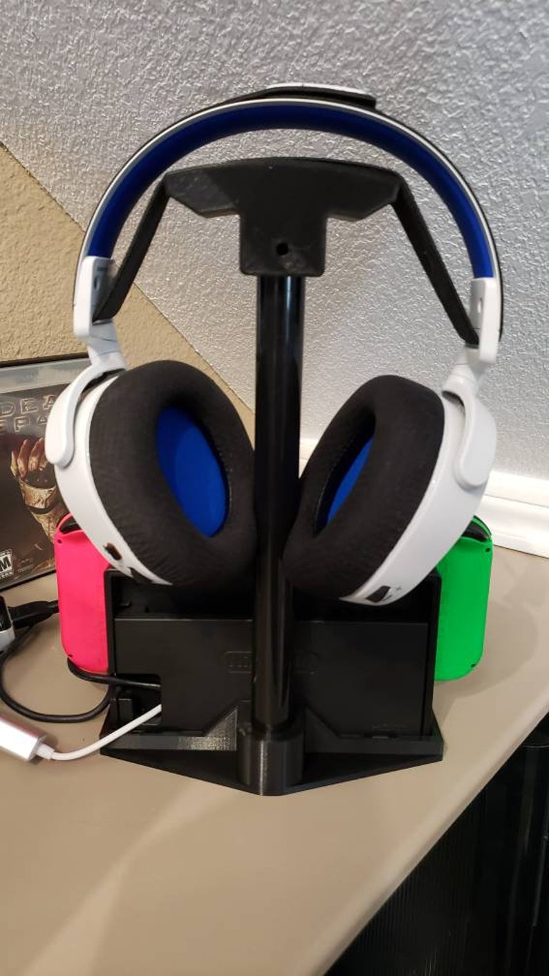 Nintendo Switch Dock Headphone Stand Adapter Etsy
