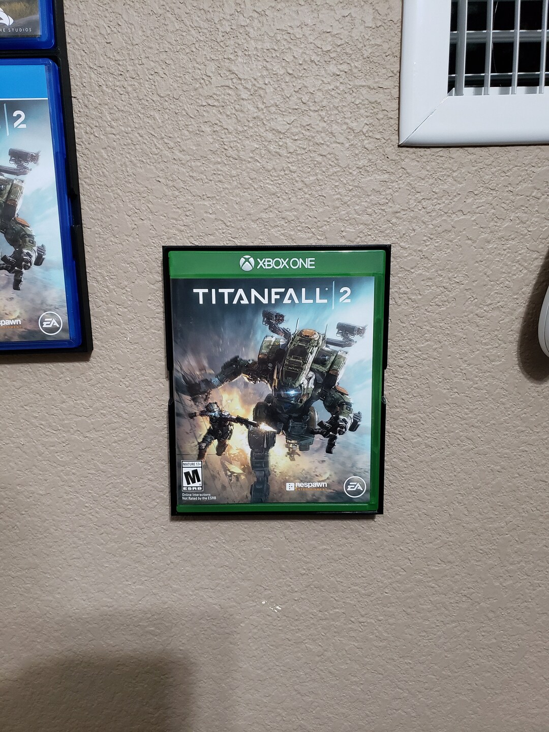 Xbox One Game / Case Wall Mount Video Game Etsy