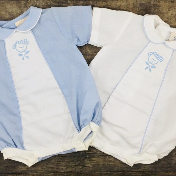 SALE Twin baby boy outfits, vintage baby boy clothes