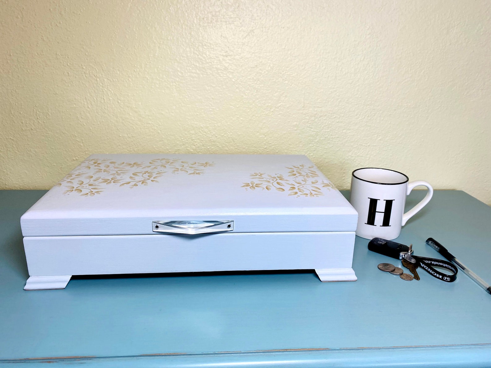 Upcycled Repurposed Vintage Silverware Box Jewelry Box Etsy