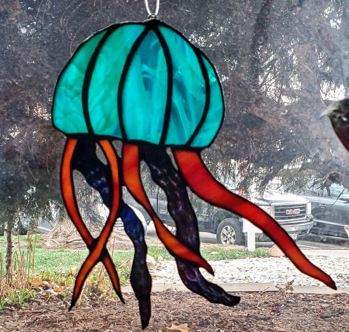 Jellyfish Stained Glass Pattern