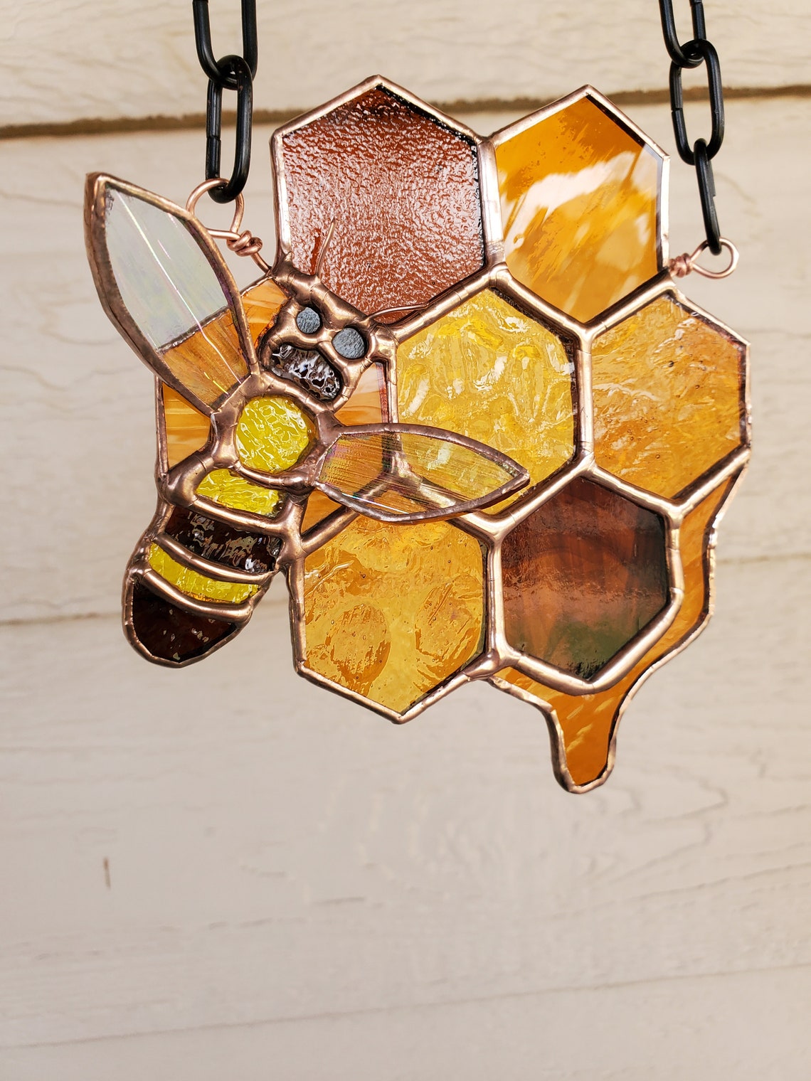 Stained Glass Bee with Etsy