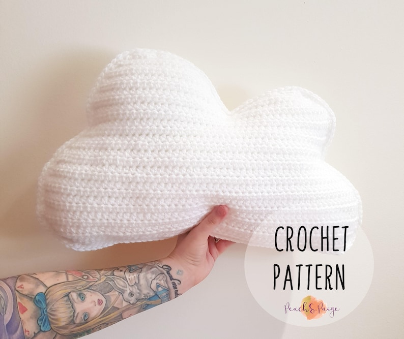PATTERN ONLY Crochet Cloud Pattern/crochet Pillow/cloud Etsy