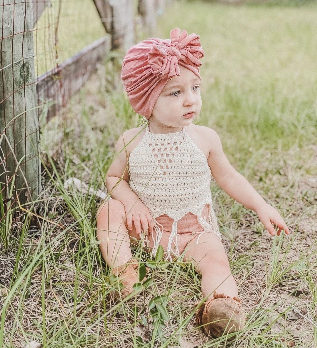 følelse Scan tiggeri PATTERN ONLY Baby/child Boho Crochet Halter Top - Etsy