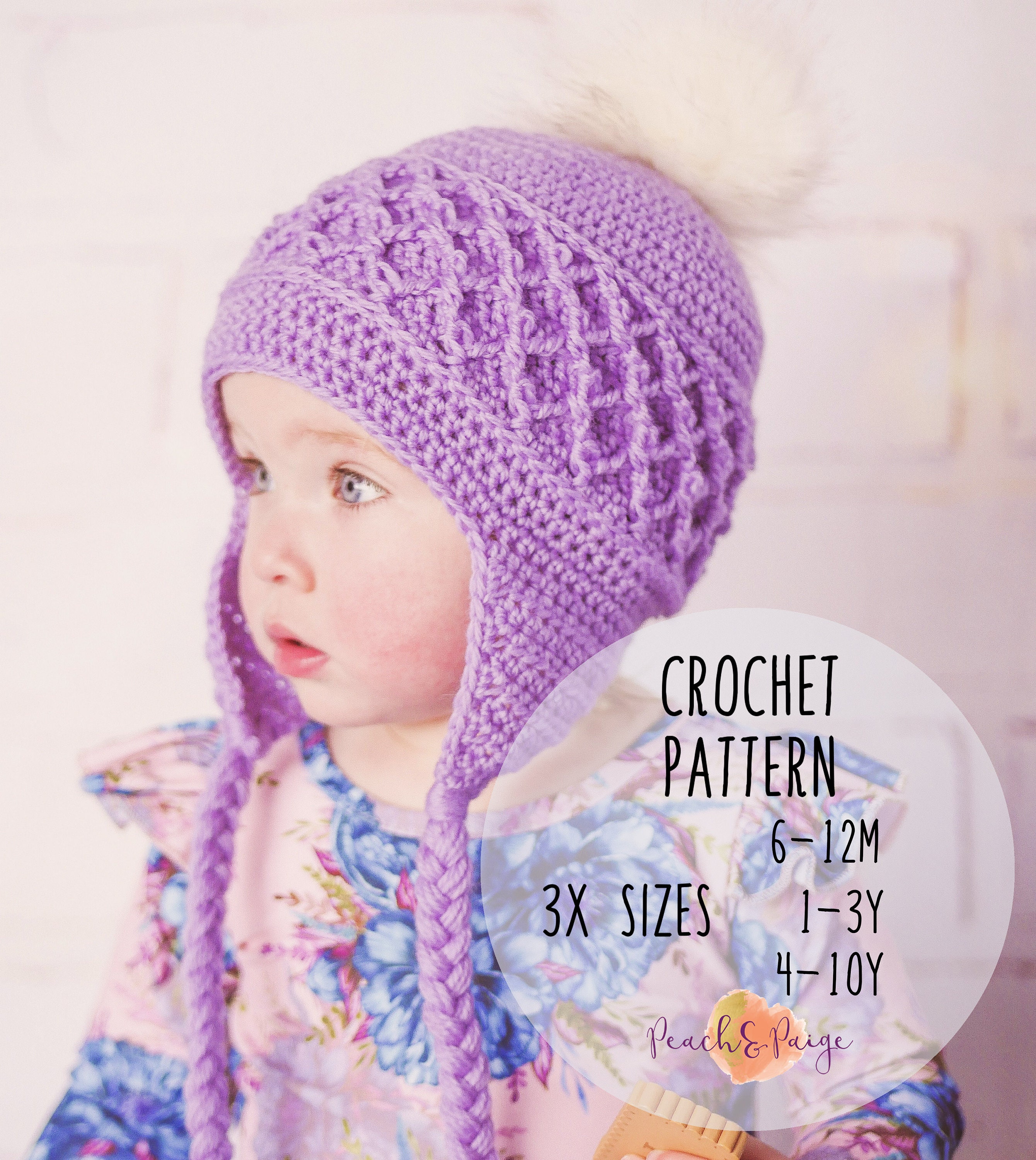 Baby Hat With Ear Flaps Etsy