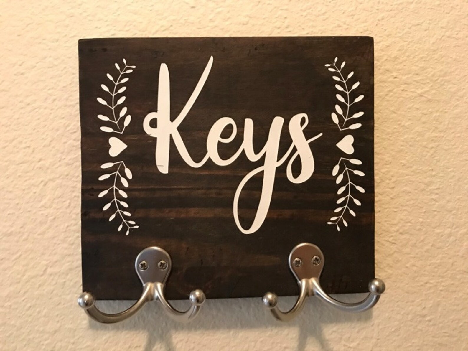 Key Holder for Wall Key Rack Personalized Hanger | Etsy
