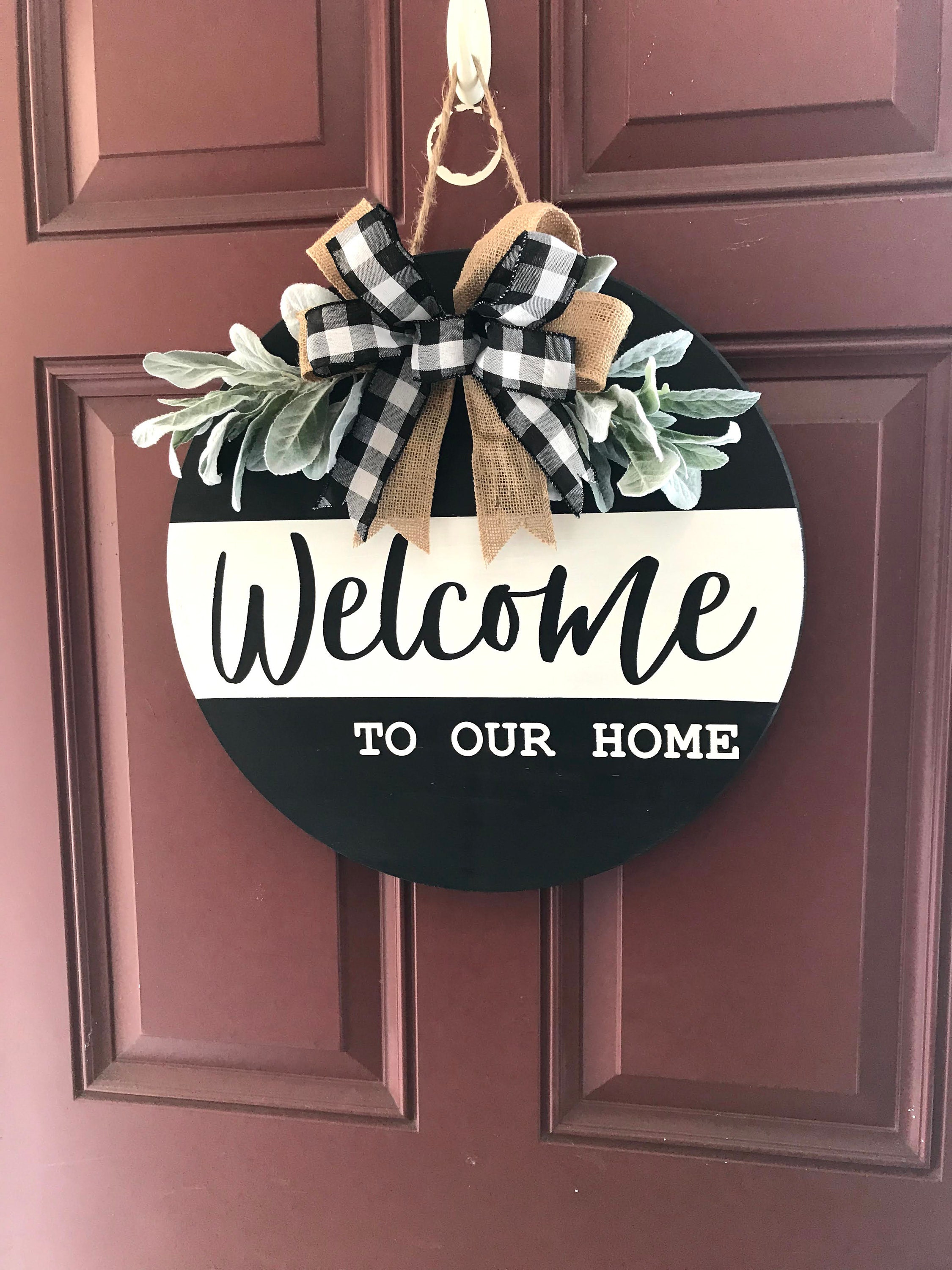 Welcome Sign Front Porch Welcome Sign Front Door Welcome | Etsy