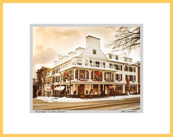 Corner Room, Penn State, Signed Photo Print, Downtown State College, PA, Matted (Unframed)