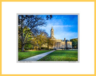 Penn State Old Main Photo – Signed & Matted Fine Art Print