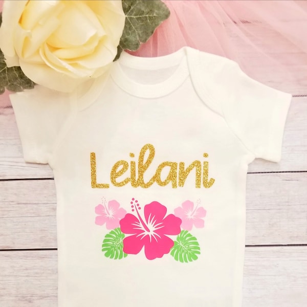 Luau Baby Outfit Etsy