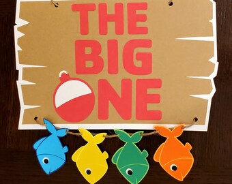 The Big One Birthday Door Sign, Fishing Birthday Sign, Ofishally One Party, Fishing Birthday, Fishing Welcome Door Sign, Gone Fishing Party