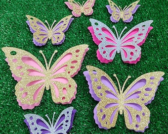 Butterfly Decorations, 3D Butterfly Wall Art, Butterfly Birthday Party, Butterfly Nursery Decor, Butterfly Baby Shower, Spring Wall Decor