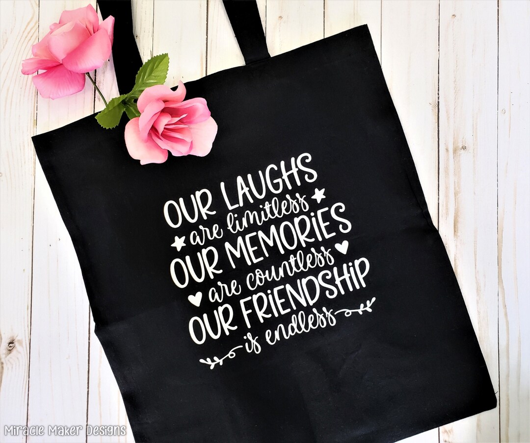 Friendship Tote Bag, Best Friend Tote Bag, Best Friend Gift, Our