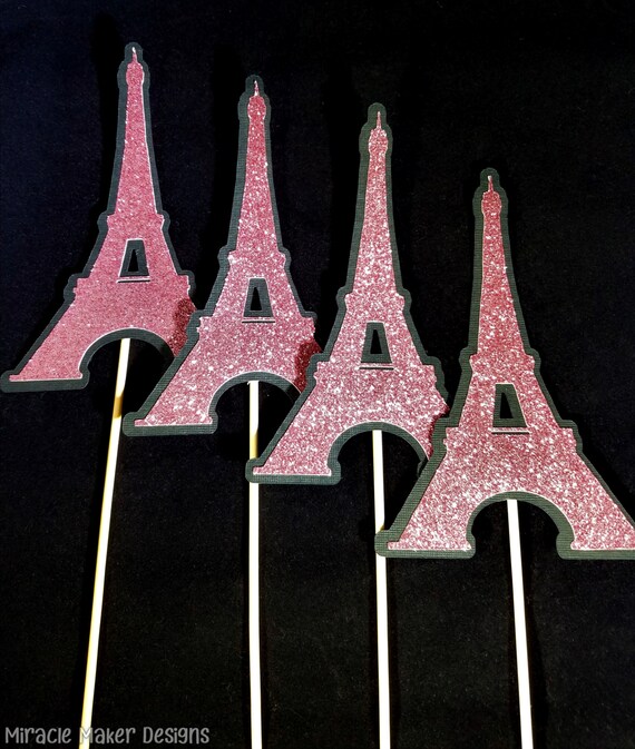 Paris Eiffel Tower Centerpieces Parisian Table Decorations Etsy