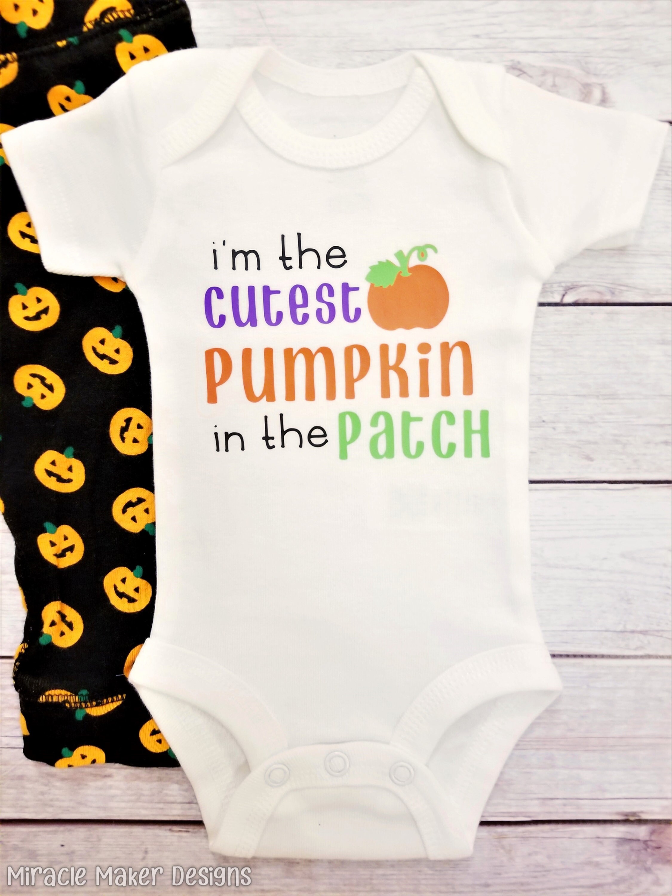 Pumpkin Patch Skirted Bodysuit – Bamboo Fall Baby Outfit