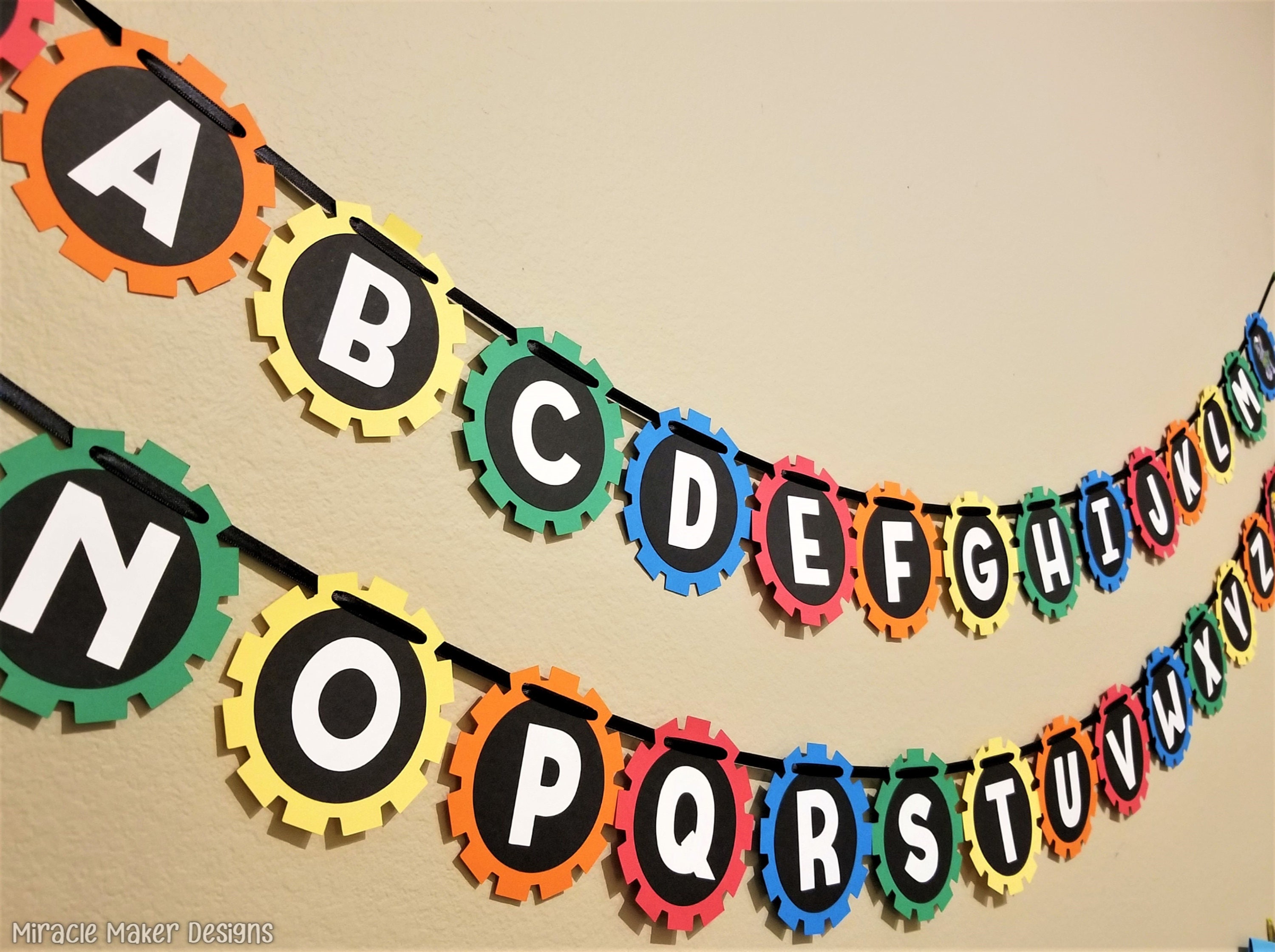 Alphabet Banner ABC Banner Classroom Banner Classroom | Etsy