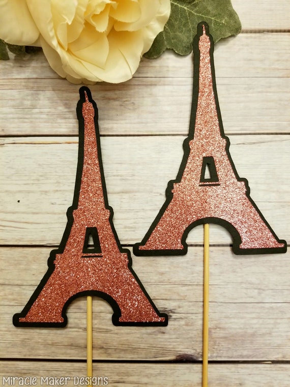 Paris Eiffel Tower Centerpieces Parisian Table Decorations Etsy