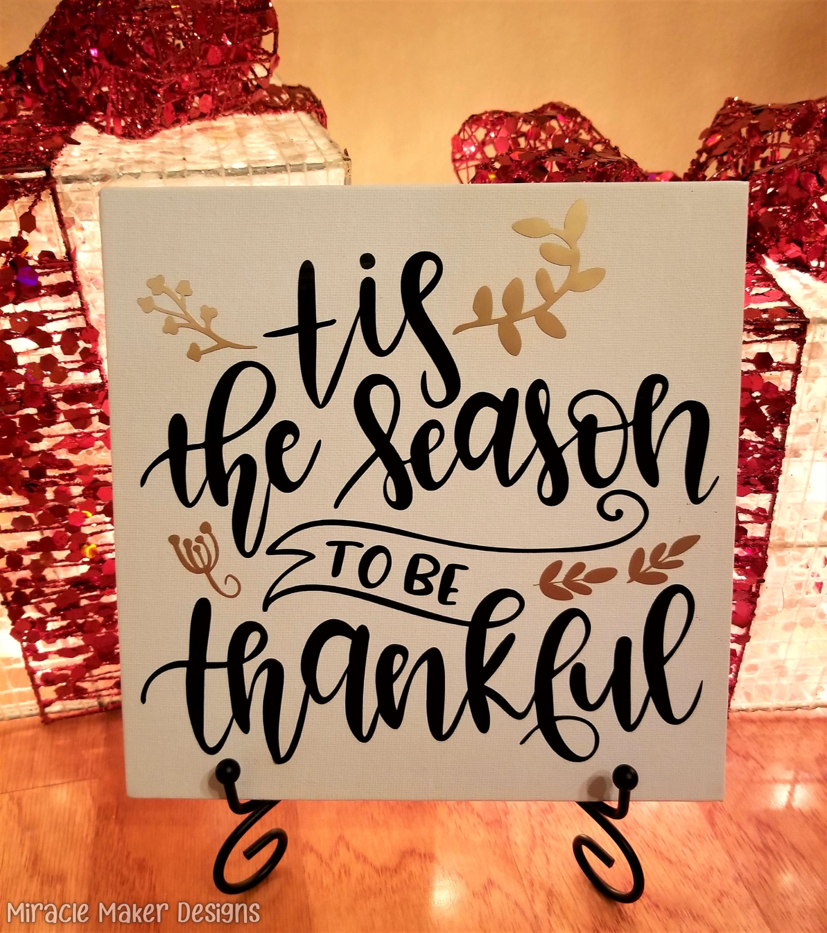 Tis the Season to Be Thankful Canvas Sign Wall Art Home - Etsy Singapore