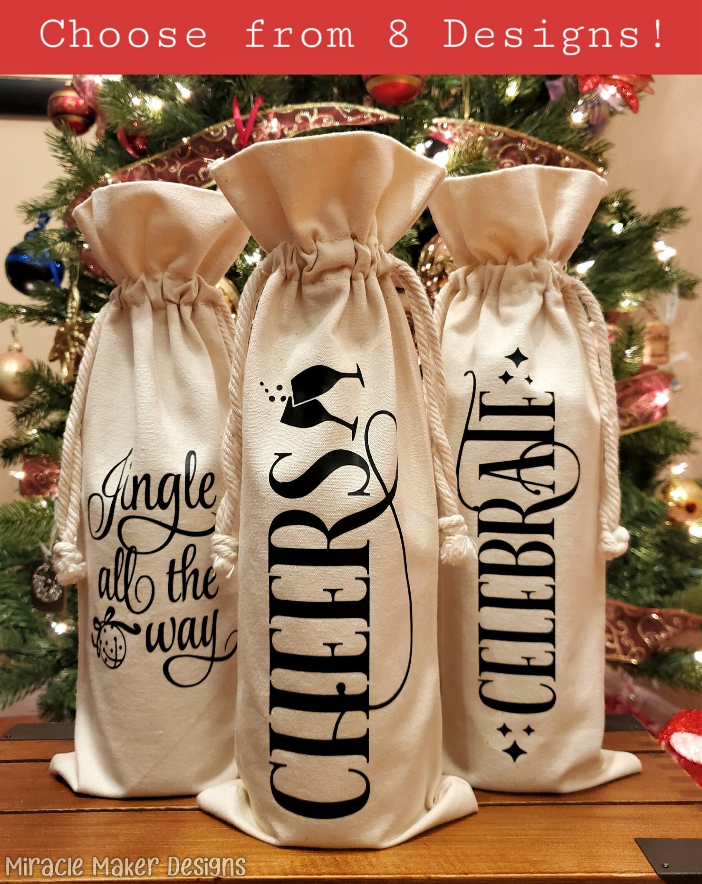 Personalized wine bags with logo hot sale