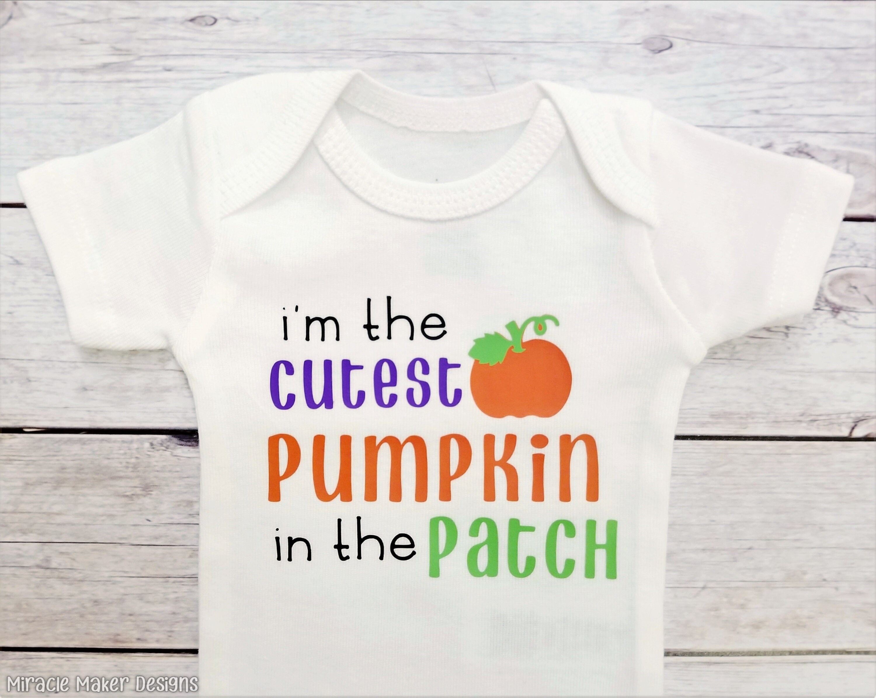 Pumpkin Patch Skirted Bodysuit – Bamboo Fall Baby Outfit main image 1