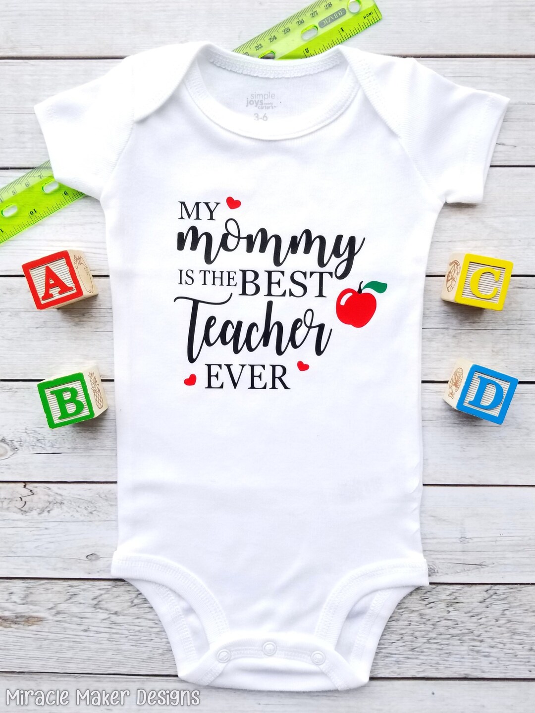 Best Teacher Ever Baby Bodysuit Future Teacher Mom is A Teacher Dad is A Teacher New Teacher Gift Baby Shower Gift New Teacher Shirt Etsy UK