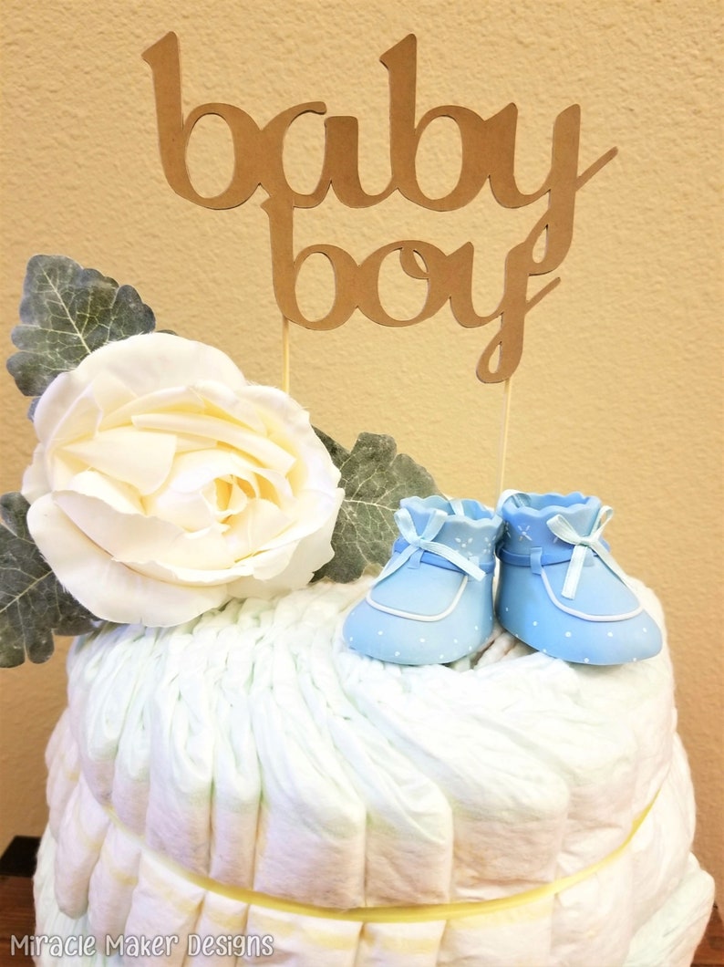 Baby Boy Cake Topper Woodlands Cake Topper Woodlands Theme Etsy