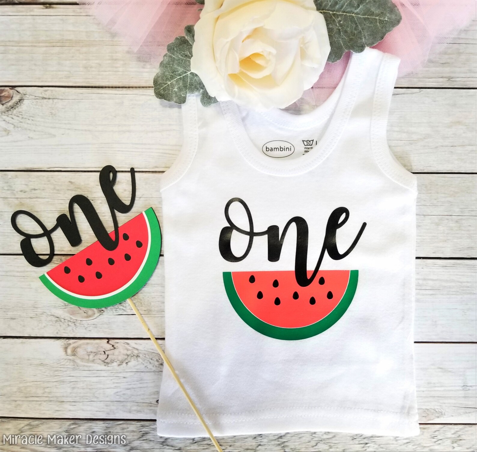 One in A Melon Shirt One in A Melon First Birthday Outfit | Etsy