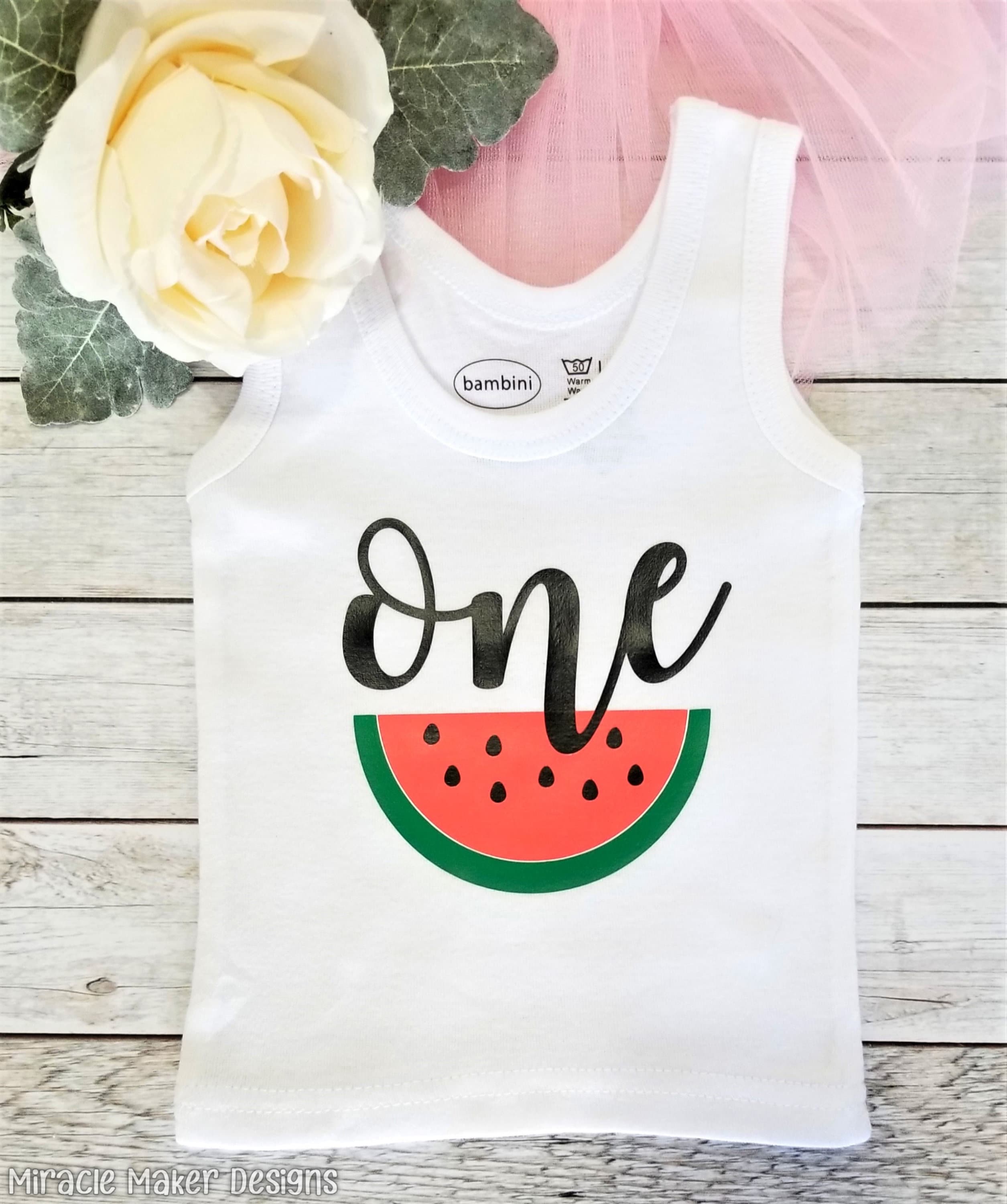 One in A Melon Shirt One in A Melon First Birthday Outfit | Etsy