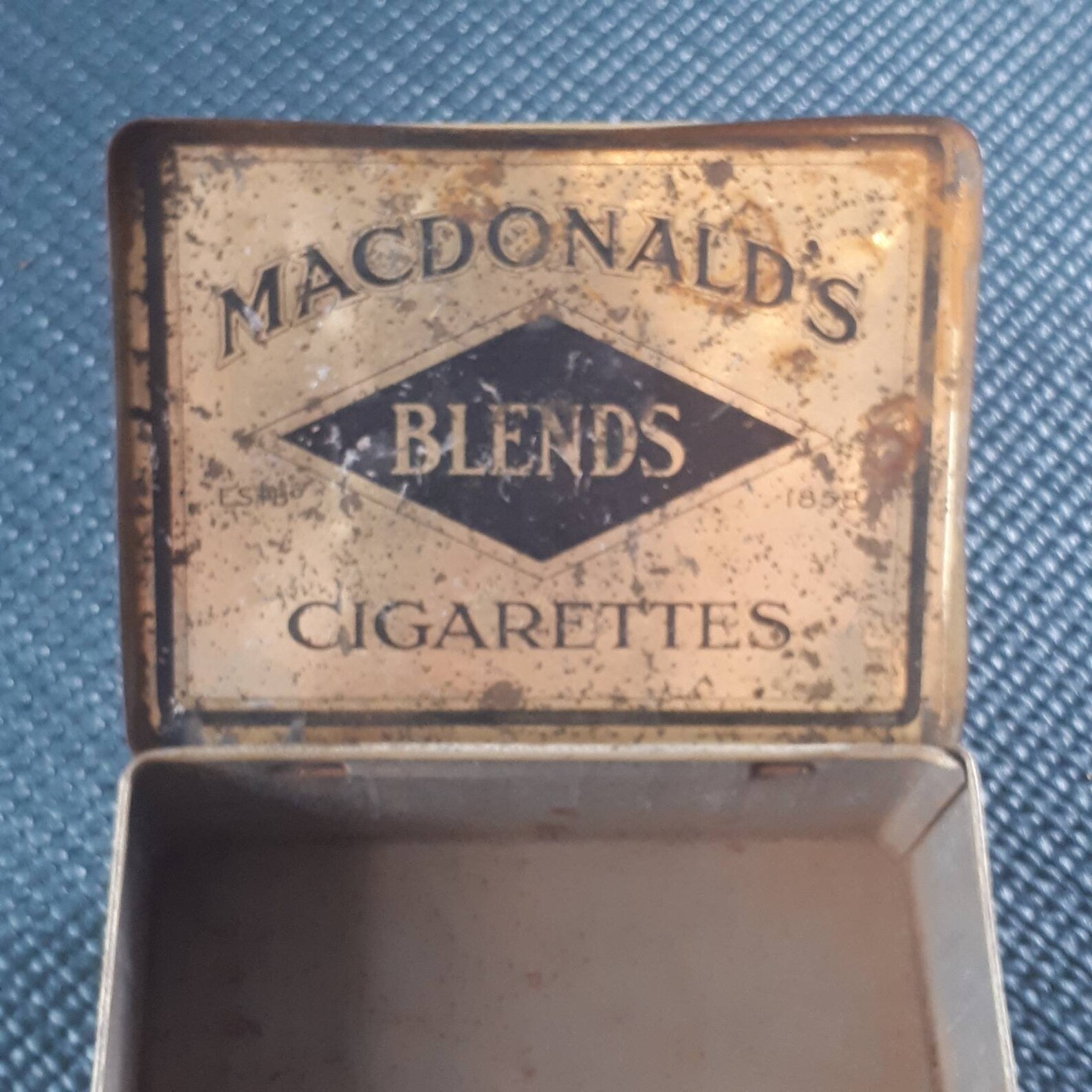 Old Macdonald's Blends Cigarettes Tin Etsy