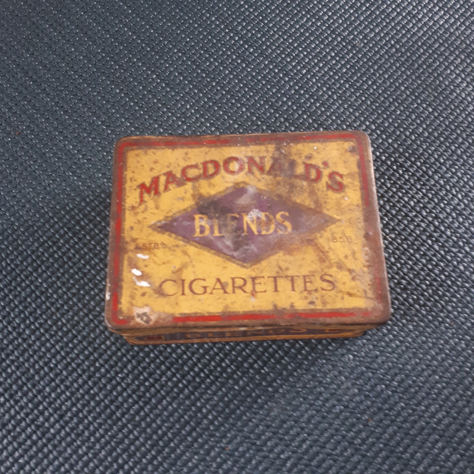 Old Macdonald's Blends Cigarettes Tin Etsy