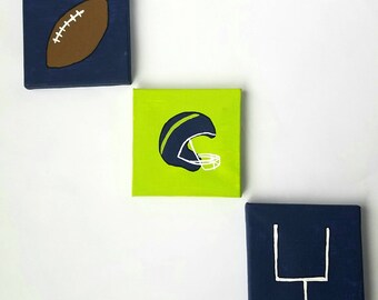 Go Hawks Pop Art Set #1