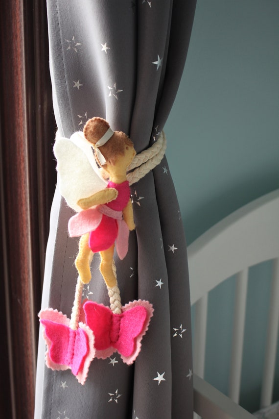Fairy Curtains Tie Backs Nursery Decor Girl Nursery Baby Etsy