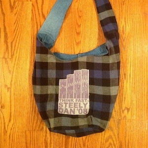 Steely Dan 2008 Think Fast Concert Tour Appliqued Hobo Bag