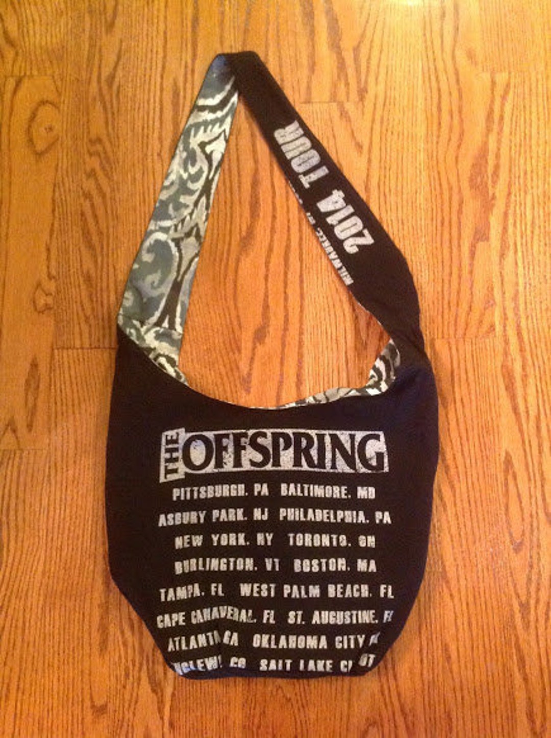 Offspring Backpack Offspring 2014 Punk Rock Summer Nationals Tour Hobo Bag - Etsy