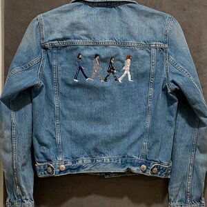 Beatles Abbey Road Denim Jacket - Etsy