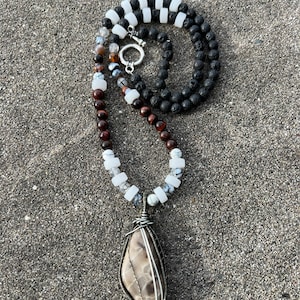 Michigan Petoskey Necklace
