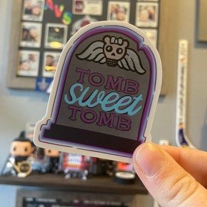 Tomb Sweet Tomb Sticker, Haunted Mansion Inspired, Graveyard, Disney ...