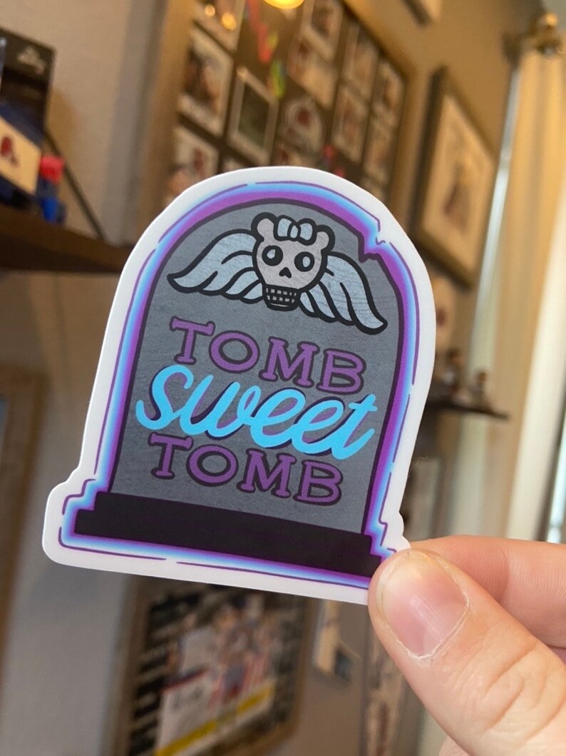 Tomb Sweet Tomb Sticker, Haunted Mansion Inspired, Graveyard, Disney ...