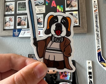 Bernie Jedi, Jedi, Colorado Avalanche, Star Wars, Sticker