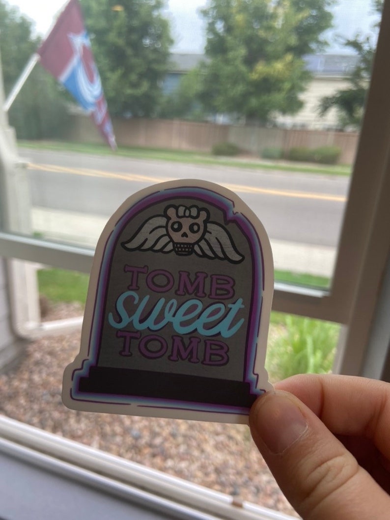 Tomb Sweet Tomb Sticker, Haunted Mansion Inspired, Graveyard, Disney ...