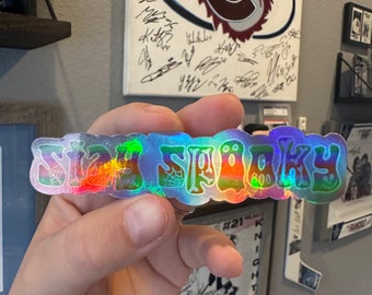 Stay Spooky Holographic Sticker, Halloween, Sticker