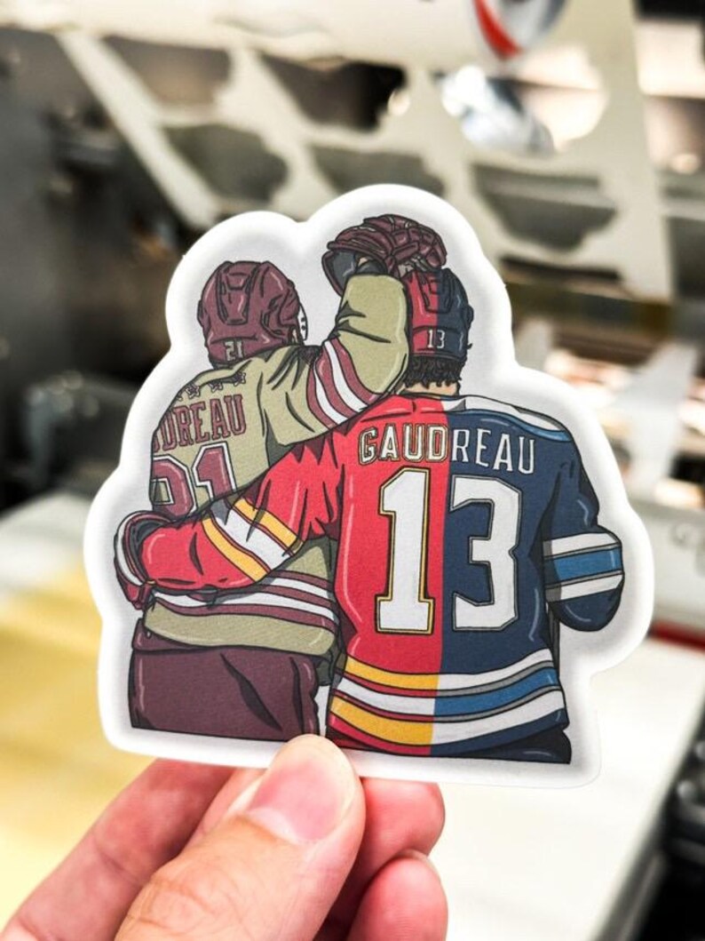 21 13 Fundraiser Sticker 100 of Profits Donated, Gaudreau Brothers
