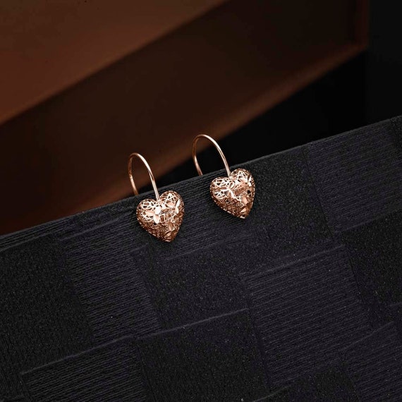 1 Paio Di Orecchini Ad Arco In Argento Sterling S925
