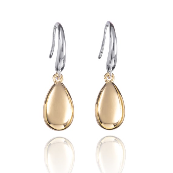 JOOTUEPO 1 Paia Orecchini In Oro, Orecchini Goccia Strass Brillante, Pendenti Donna, Design Elegante e Moderno, Gioielli Ipoallergenici e Leggeri per Uso Quotidiano e Occasioni Speciali
