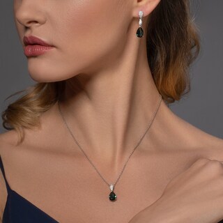 Suyi Collana Donna In Argento 925 Con Ciondolo Cuore E Zirconi Cubici - Regalo Compleanno, Catena 39+4 Cm