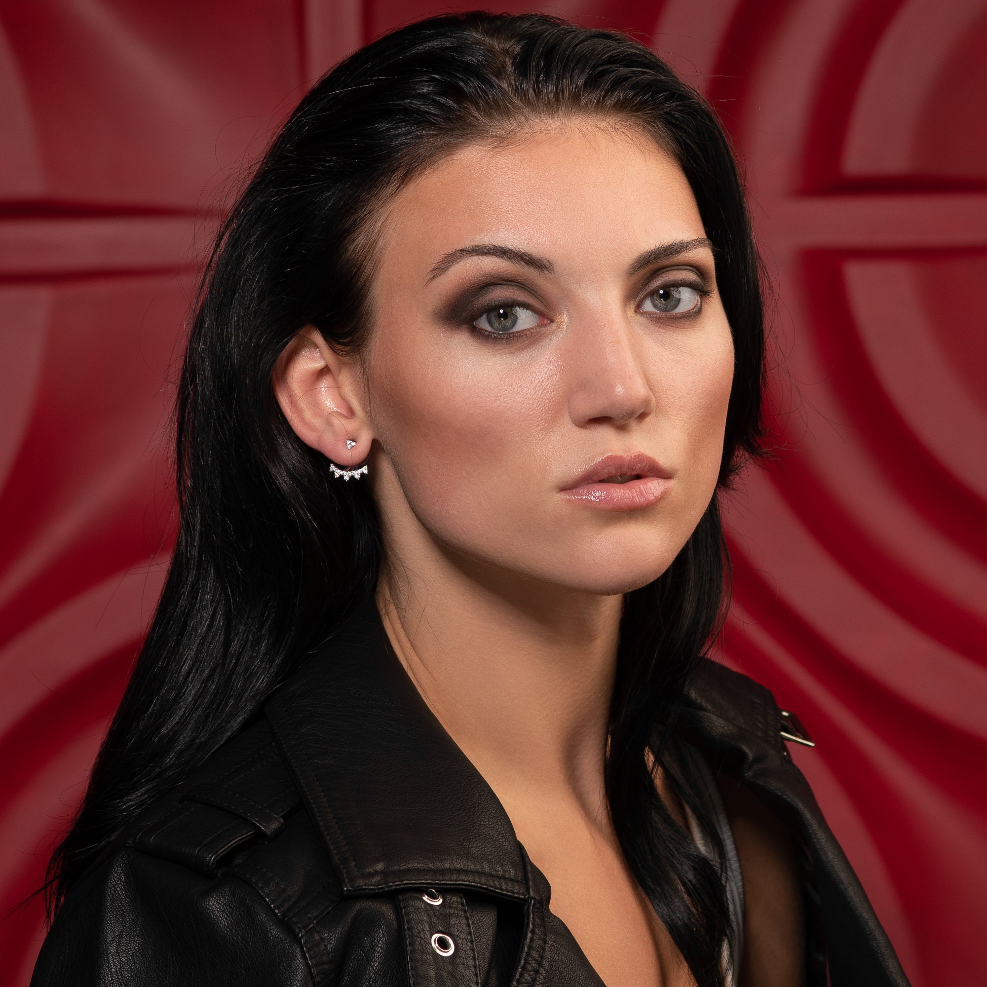 925 Sterling Silver Ear Jacket Earrings for Women and