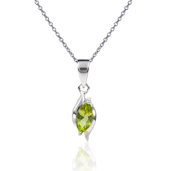 Collier Maille Forçat En Argent Sterling Serti D'améthystes Et Péridots - Neuf