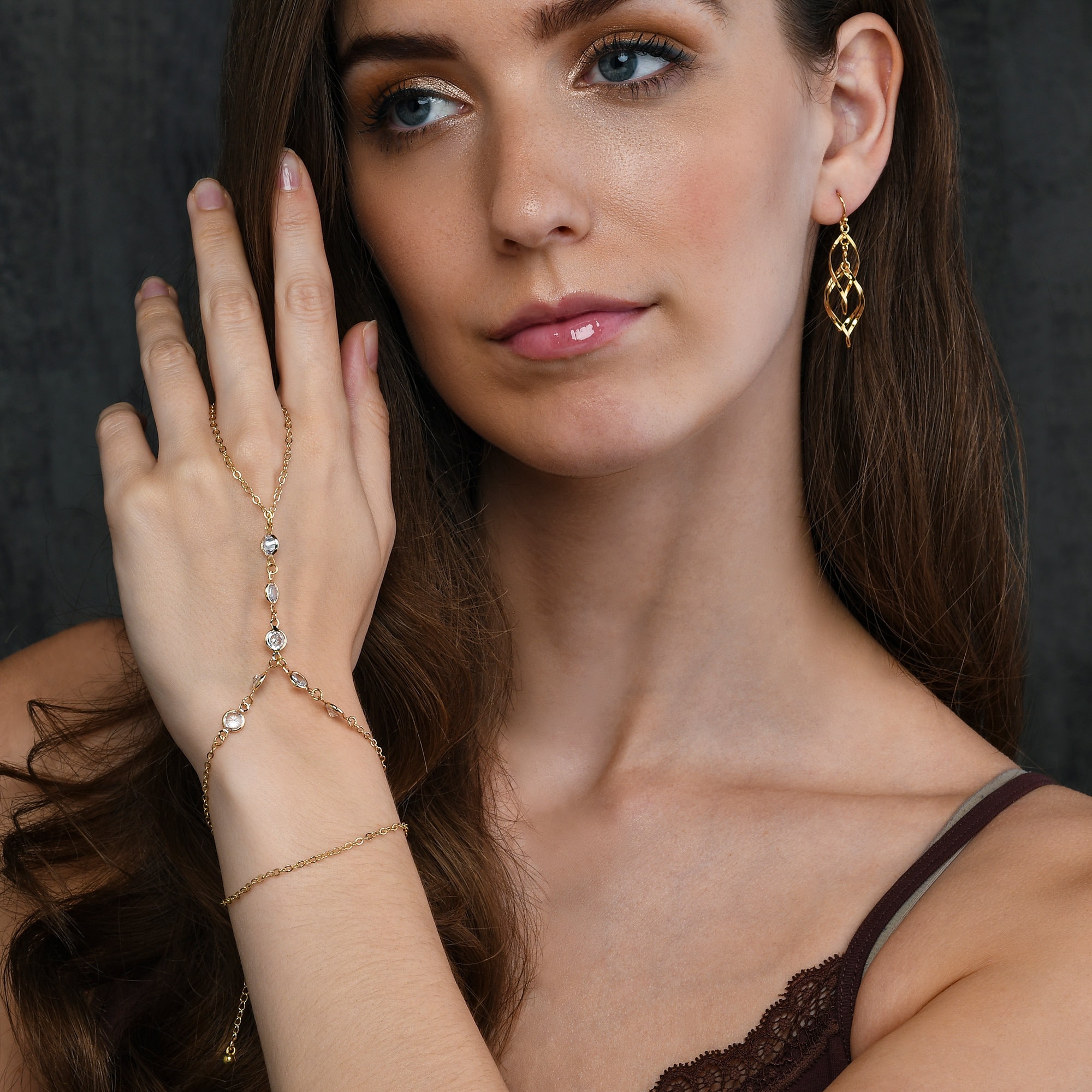 Gold Slave Bracelet for Women and Teen Girls Hand Jewellery Etsy