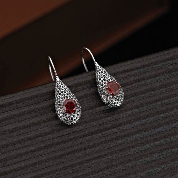 Orecchini Donna In Argento Sterling 925 Con Zirconi Tondi | 6 Mm | Gioielli Anallergici In Scatola Regalo | Eleganti E Semplici