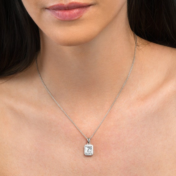Collana Infinity in argento sterling 925 con zirconi cubici